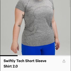 Lululemon Size 0-2 Swiftly Tech Short Sleeve 2.0